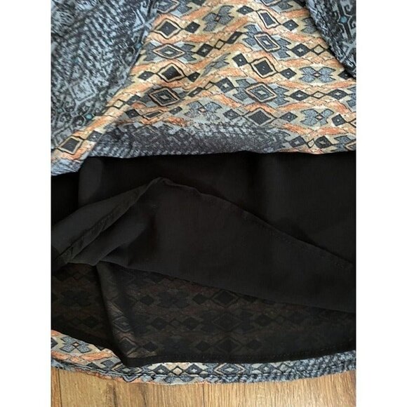 Patterned Boho Mini Dress - Picture 4 of 7